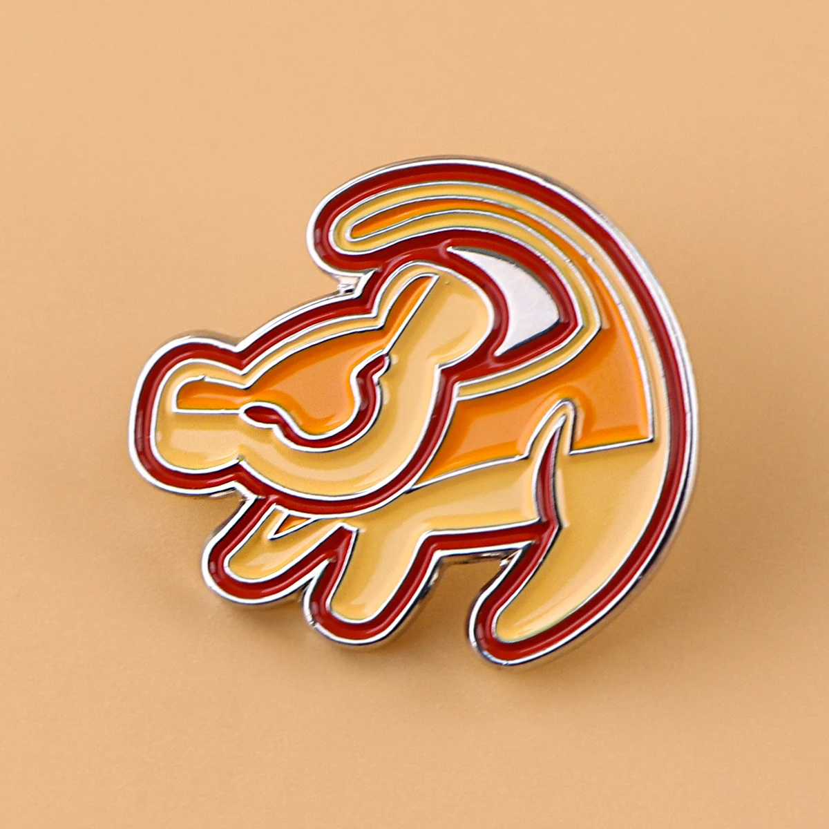 Cute The Lion King Lapel Pins for Backpacks Metal Enamel Pin Pines Brooches for Kids Badges  Anime Jewelry Accessories Gifts