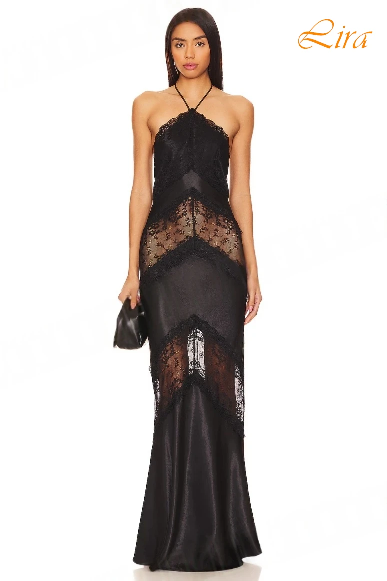 

Customized Straight Halter Elegant Sexy Evening Dress and Fashion Temperament Bespoke Occasion Gowns High Quality Party Dress