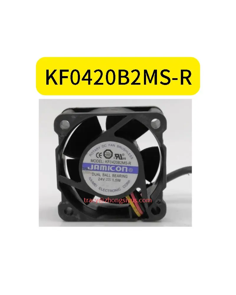 New KF0420B2MS-R 24V1.5W 4cm 3-wire inverter copier cooling fan