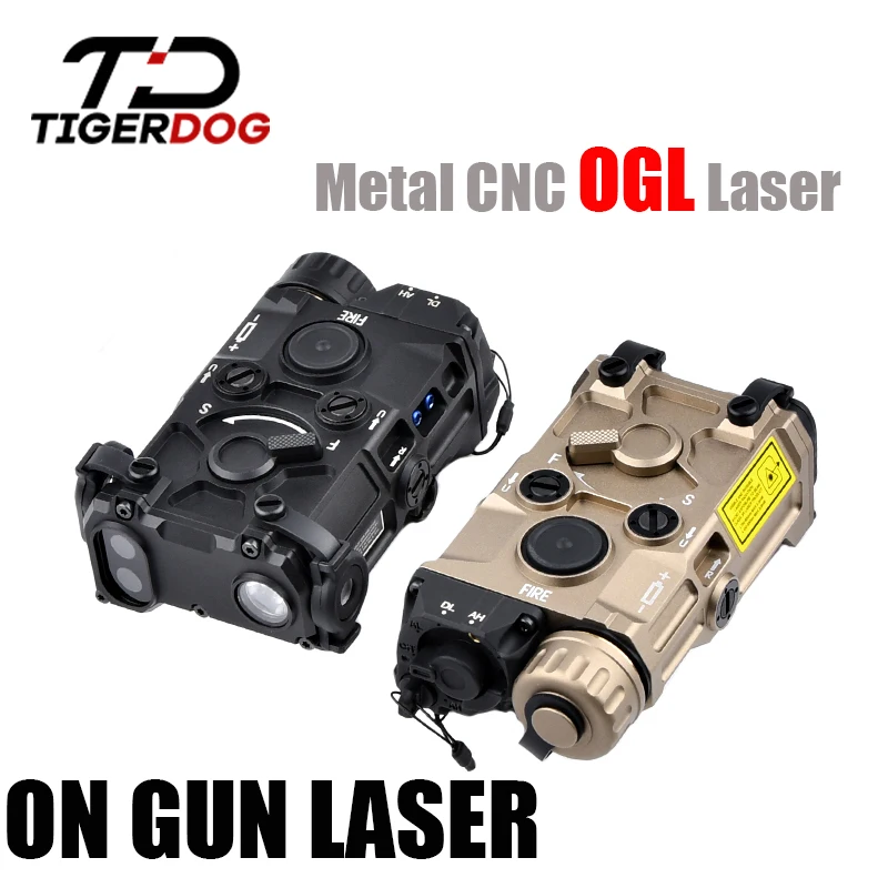 

WADSN Eotec OGL Red Green Blue IR Laser Indicator Aiming Strobe Flashlight Airsoft OGL Laser Infrared Box Olight Weapon Light