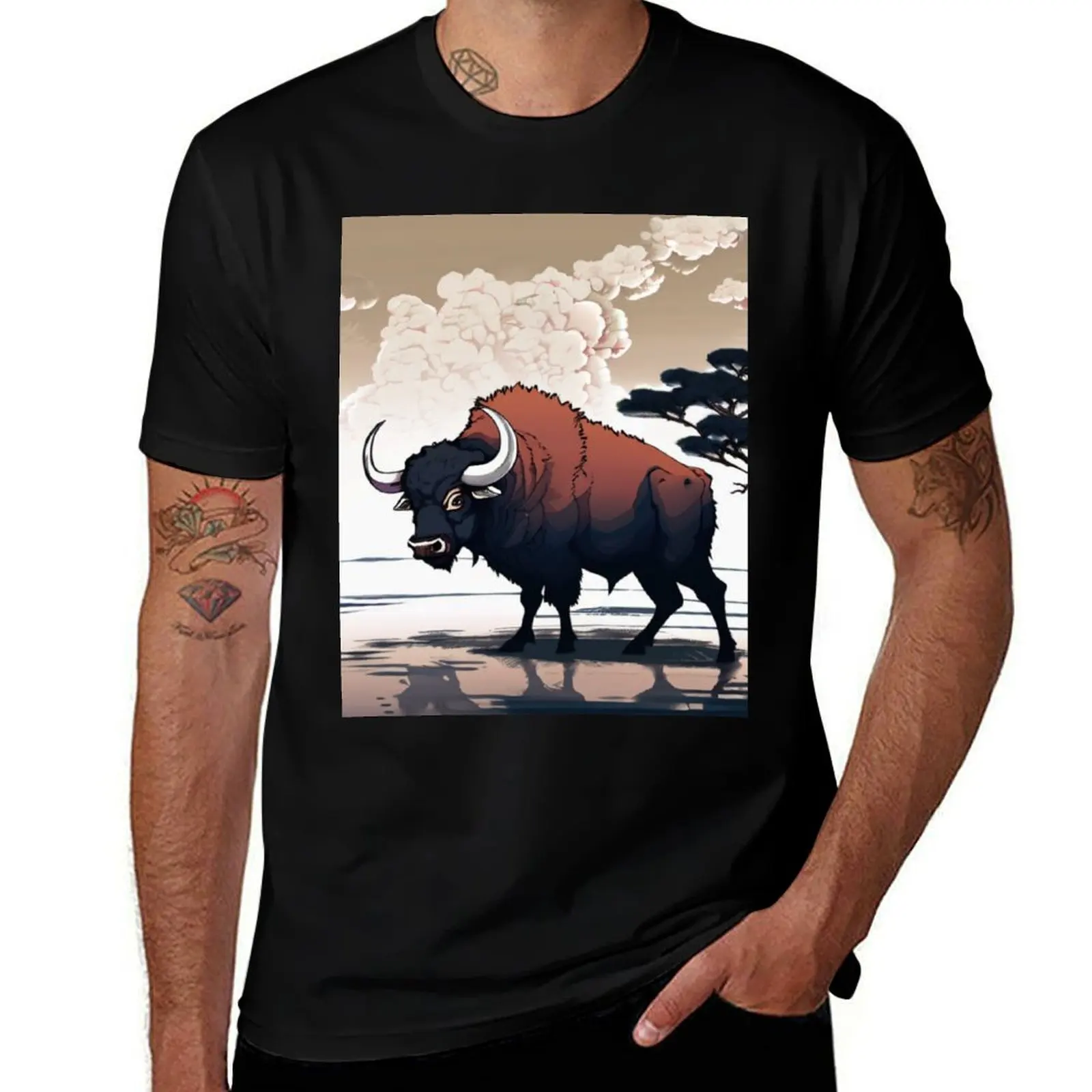 

wisent T-Shirt man t shirts for men casual t shirts for man graphic funny T-Shirt