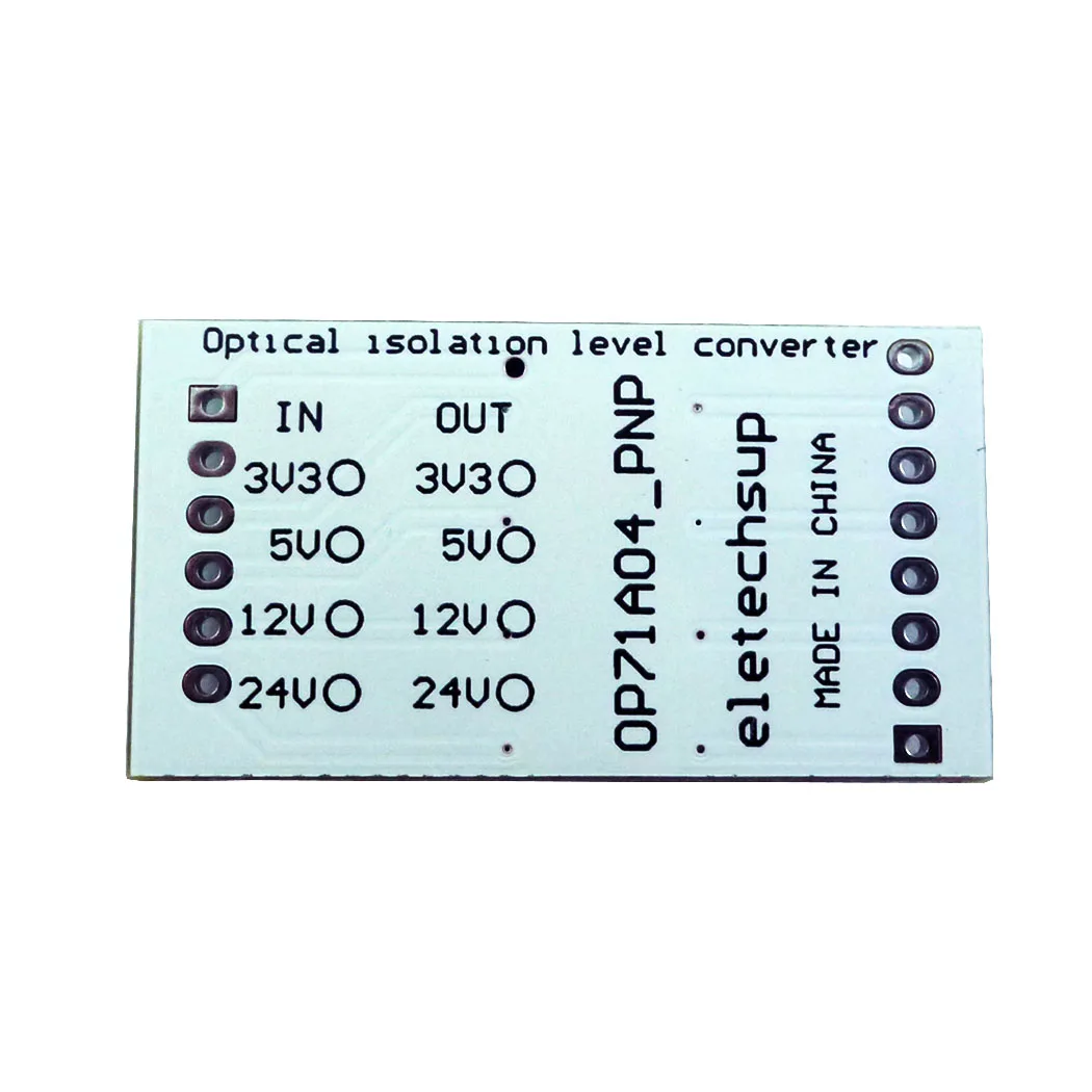 4ch 3.3V 5V 12V 24V Digital Logic Level Converter Module Optical Isolation GPIO Module for Arduino Pi Pico ESP82 NodeMCU ESP8266