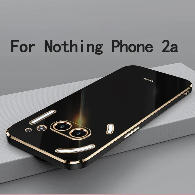 

Чехол для телефона Nothing 2A Plus 3A Pro CMF Phone1 2 Pro, силиконовый мягкий чехол из ТПУ с защитой от отпечатков пальцев, чехол для камеры