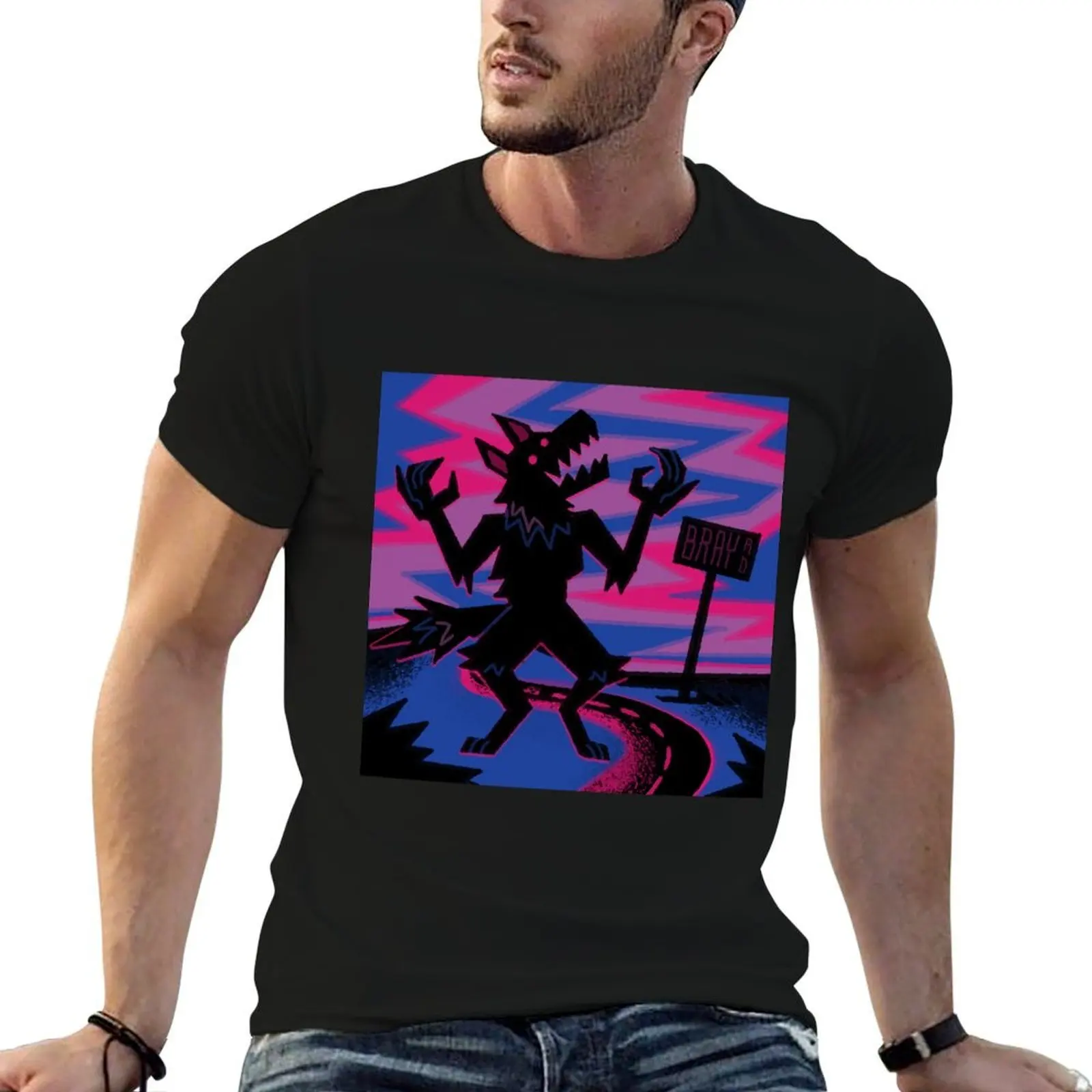 

Bisexual Pride Beast of Bray Road T-Shirt man t shirt graphic t shirts for man cotton soft T-Shirt