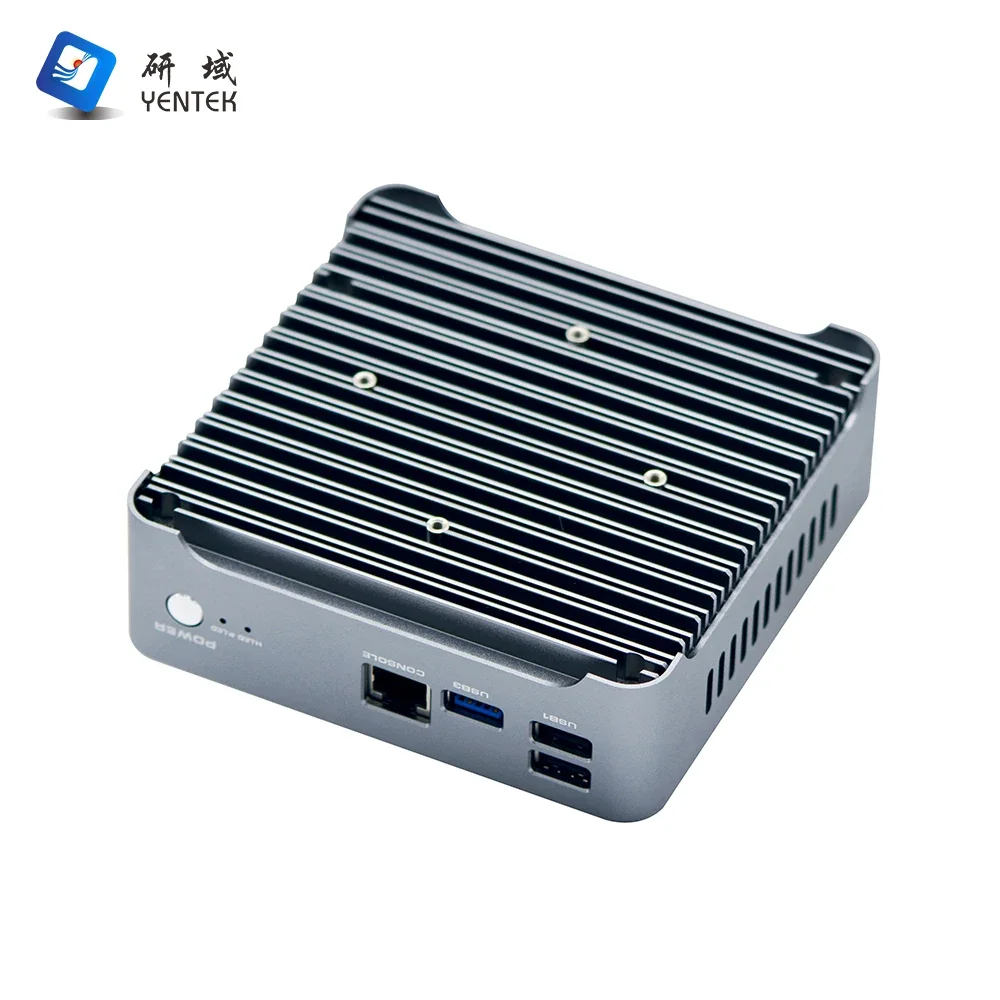 Mini computer dual core celeron J1900 J4125 4 LAN RJ45 VGA Firewall mini Pc Fanless Server industrial Mini Pc