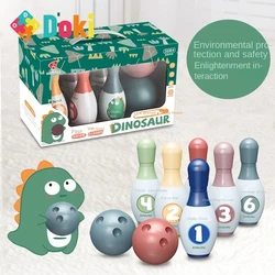 Dokitoy-Bowling Toy Set para crianças, quebra-cabeça do bebê, esportes pai-filho, indoor, jardim de infância bola brinquedos, meninos e meninas, venda quente, novo