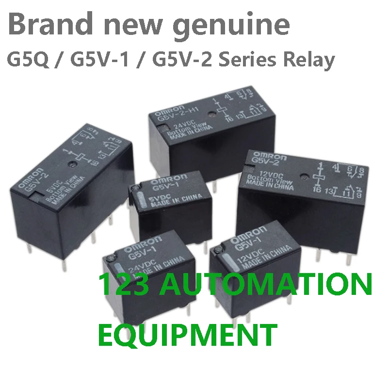 10PCS Authentic New Omron G5Q-1A G5Q-1A4 G5Q-14 G5V-1 G5V-2 G5V-2-H1 DC Power Relay Signal Relay 5VDC 12VDC 24VDC
