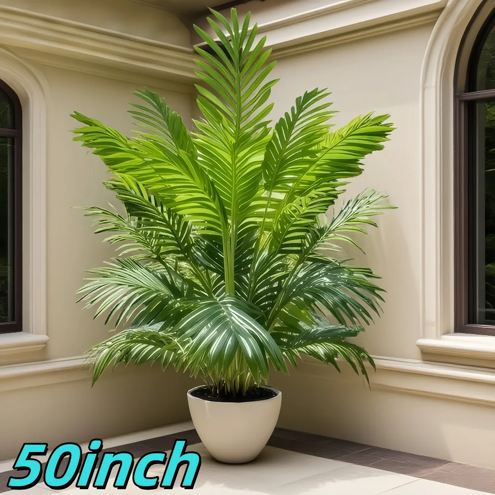 

Suitable for various occasions, this large-scale simulated palm tree is ideal for indoor and outdoor decoration. Model H1620-008