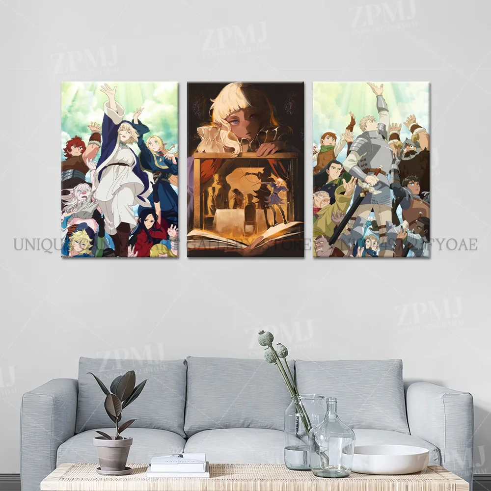 Adventure Anime Character Wall Art Canvas Print Posters Delicious in Dungeon Interior Painting Picture Home Decor Living Room