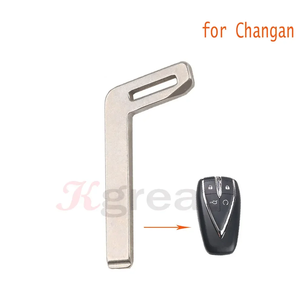 10pcs/lot Car Remote Key Blade for Changan CS35 CS55 CS75PLUS Yidong Auchan X5 X7 Smart Card Small Key Car Remote Key Blade