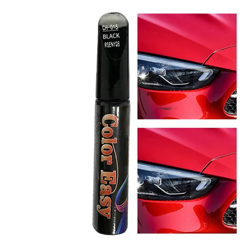 12ml Car Coat Scratch Clear Repair Colorful Paint Pen Touch Up Pen Waterproof Repair Maintenance Paint Care Car Accessories