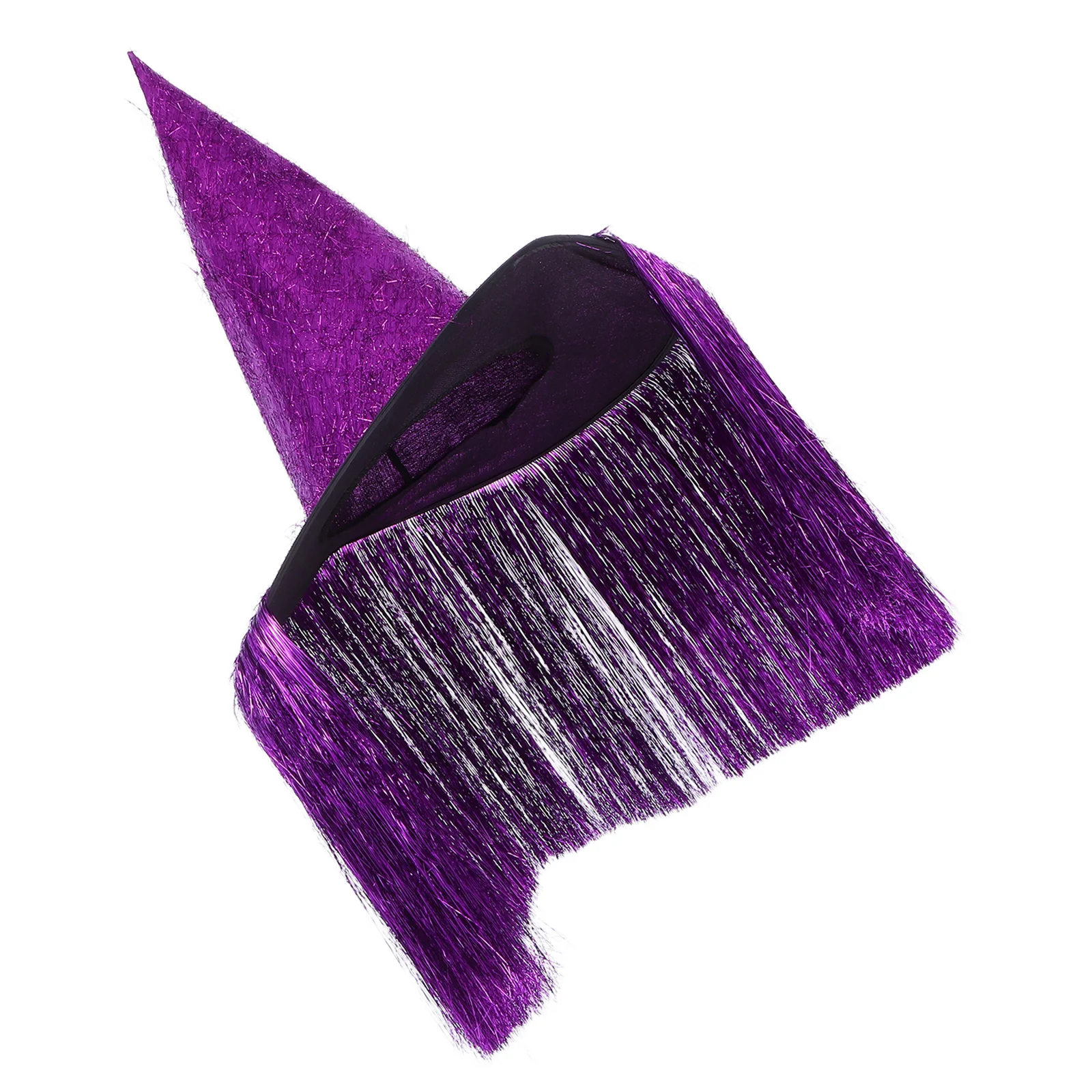 قبعة الساحرة للهالوين قماش أكسفورد أرجواني شرابة للأطفال ملحقات حفلات أعياد الميلاد ملحقات تنكرية لوازم تنكرية