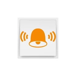 Doorbell Switch Luminous Sticker Glow in the Dark Door Bell Sign Sticker Restaurant Hotel Shop Call Button Decal Phone Car Decor