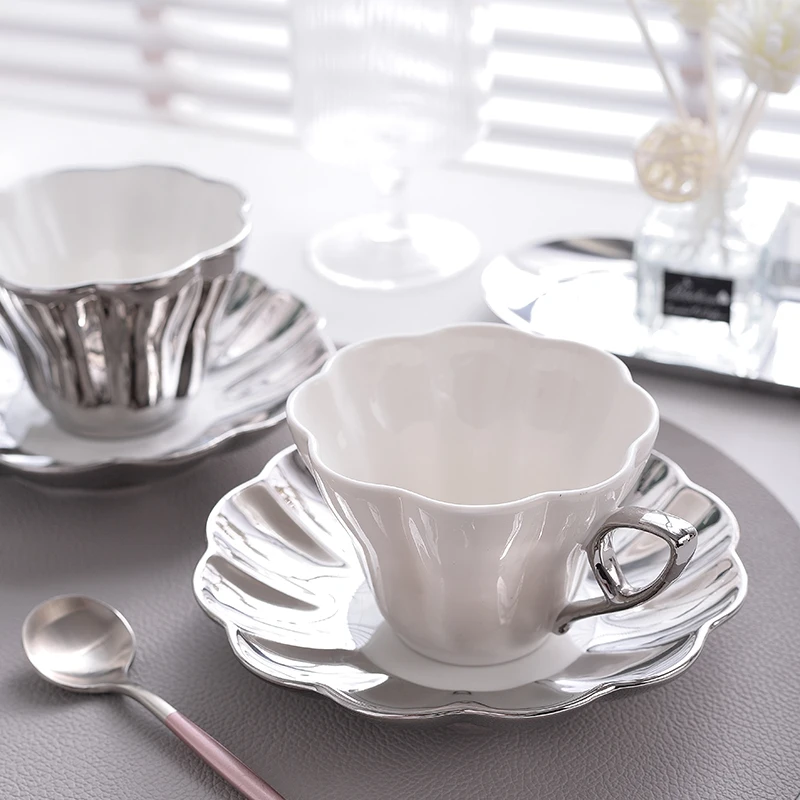 

Креативный набор керамических кофейных чашек в стиле INS, высококачественные кружки в американском стиле