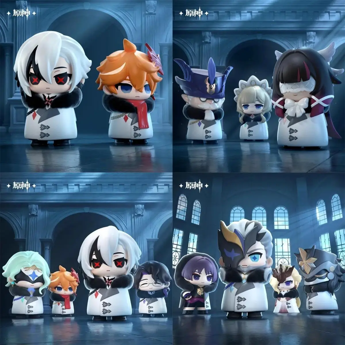 

[Official Merchandise] Pre-sale Game Genshin Impact Fatui Harbingers Chibi Blind Box Figures Ship in October 2025 Pre-order