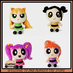 28cm Newjeans Plush The Powerpuff Girls Stuffed Cute Soft Doll Toys Model Pillow Kawaii Collection Room Children Ornament Gifts