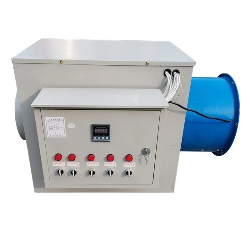 Greenhouse electric heater planting and breeding industrial heating furnace 5-30kw electric heater factory building shopping