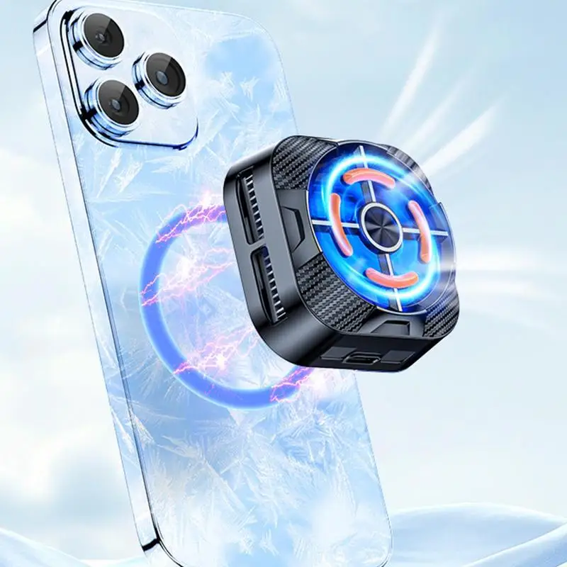 Universal Mobile Phone Radiator Cooling Fan Mini Portable Game Cooler Cell Phone Radiator Heat Sink foriPhone Cell Phone