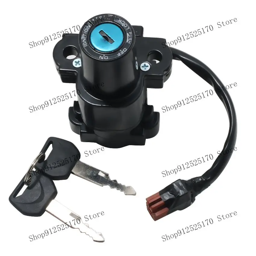 Motorcycle Ignition Switch Key Fits For Honda CRF450 CRF450L 2019-2020 Honda CRF450 CRF450RL 2021-2023 Years OEM:35100-MKE-A51