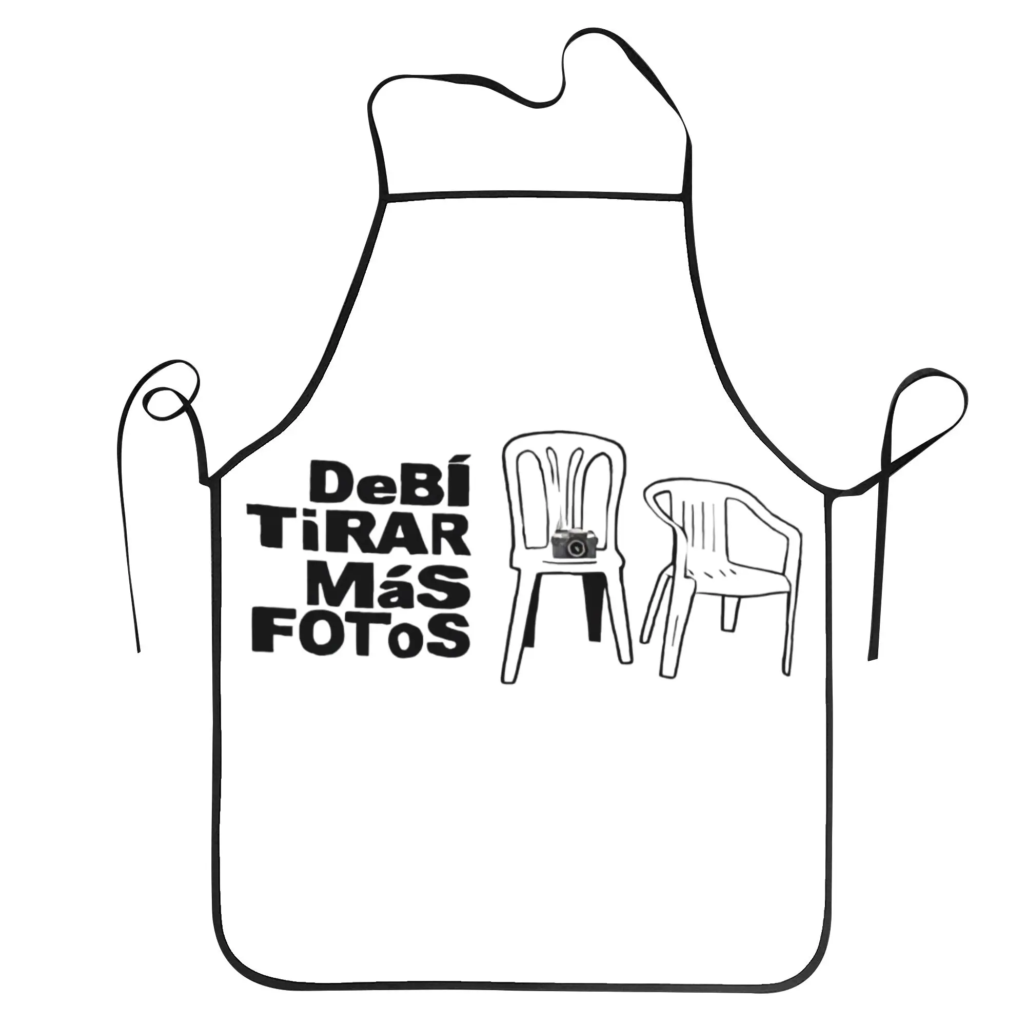 

DTMF Bad Bunnys Apron Household Fashionable Kitchen Accessories Barber Barbecue Aprons without Pocket