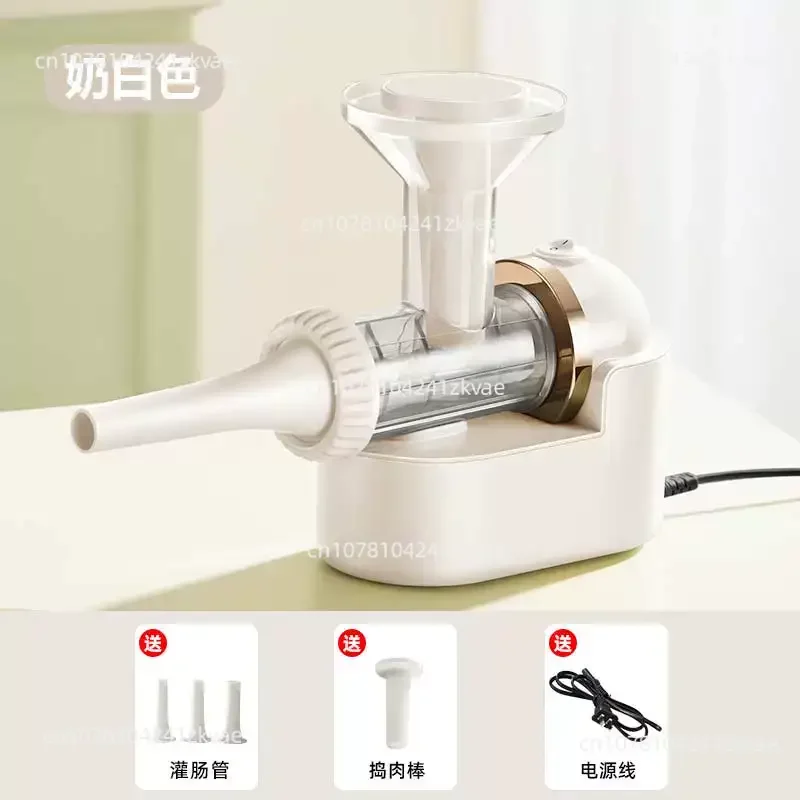 New arrival electric sausage filling machine homemadesausage handy gadgetfor home sausage machine fully automatic