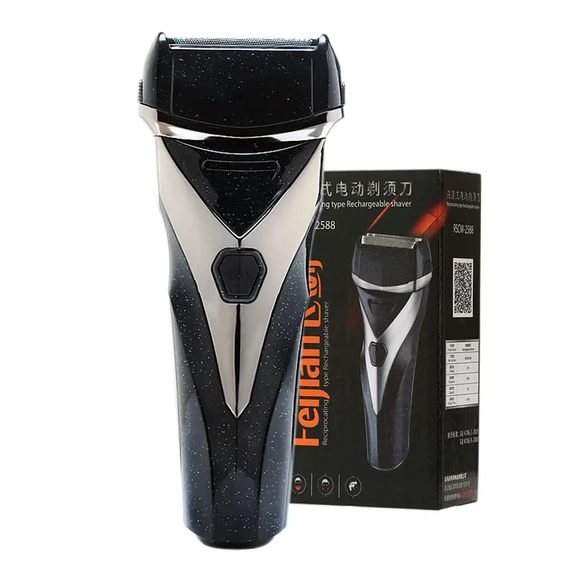 Maquinilla de afeitar reciprocante genuina para hombres, maquinilla de afeitar multifuncional para Barba, modelo recargable