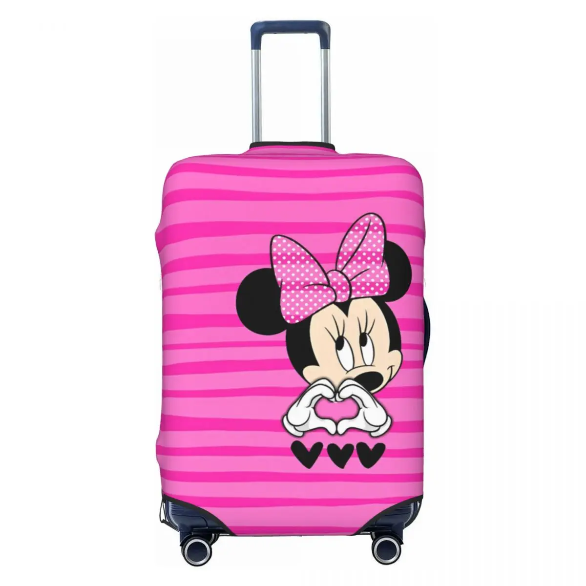 

Minnie Mouse Print Suitcase Cover Flight Fun Luggage Case Travel Protection
