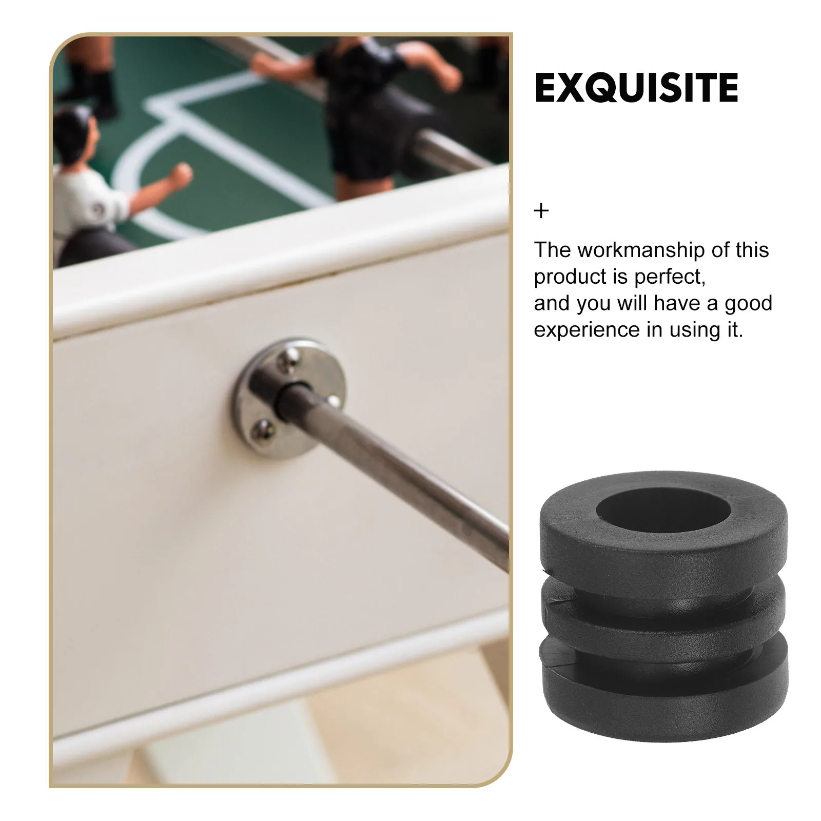 

16Pcs Safe Plastic Foosball Bumpers Simple Application Small Washer Accessories Foosball Bumper Table Football Machine Washers