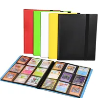 Card Binder with 9 Pocket Trading Card Album Display Binder 360 Side Loading Pocket Holder for TCG Yugioh MTG Game Card Book