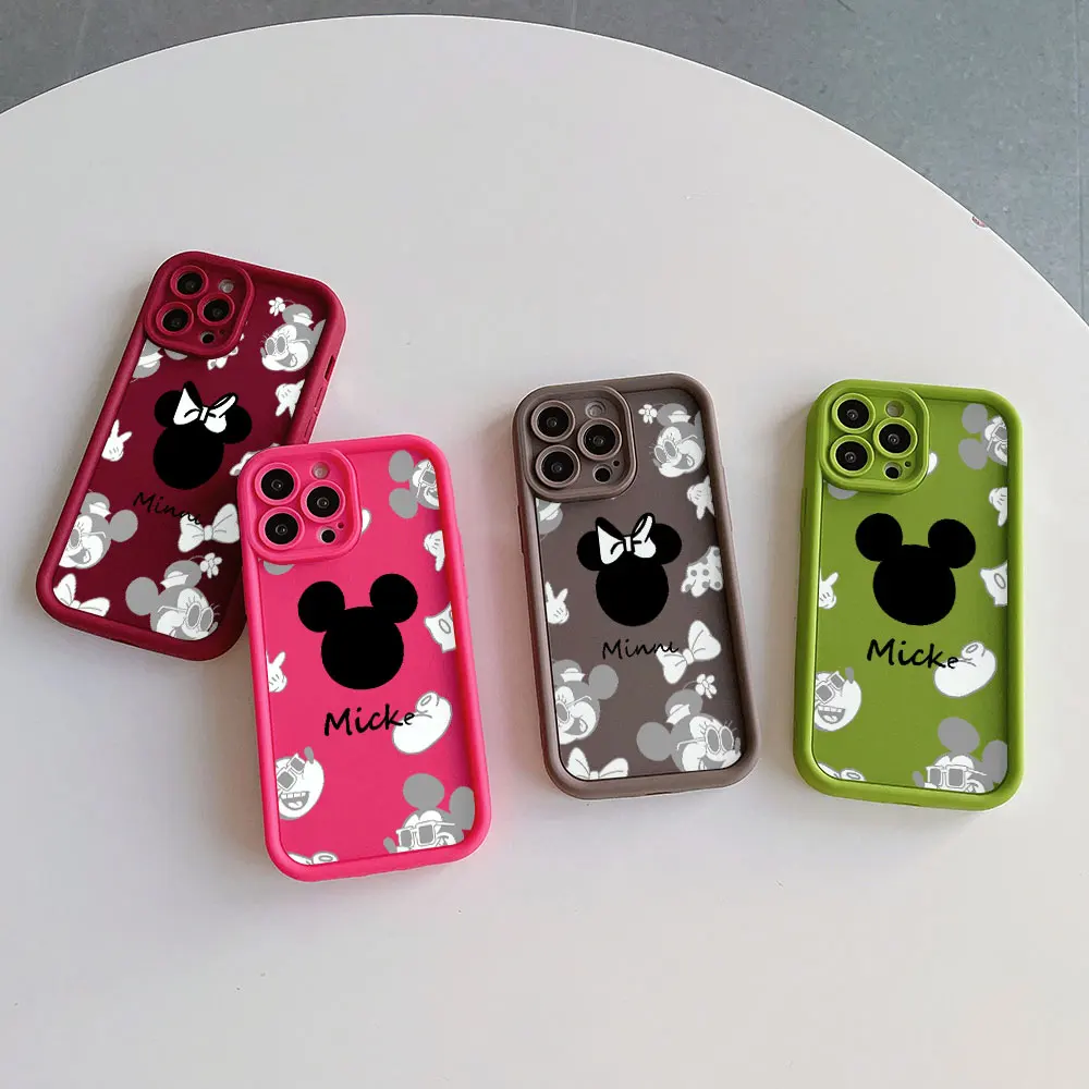 

Cartoon Mickeys Minnies Phone Case for OPPO A5 A7 A16 A17 A38 A53 A54 A55 A58 A72 A74 A76 A78 A94 A98 4G 5G Soft TPU Cover Funda