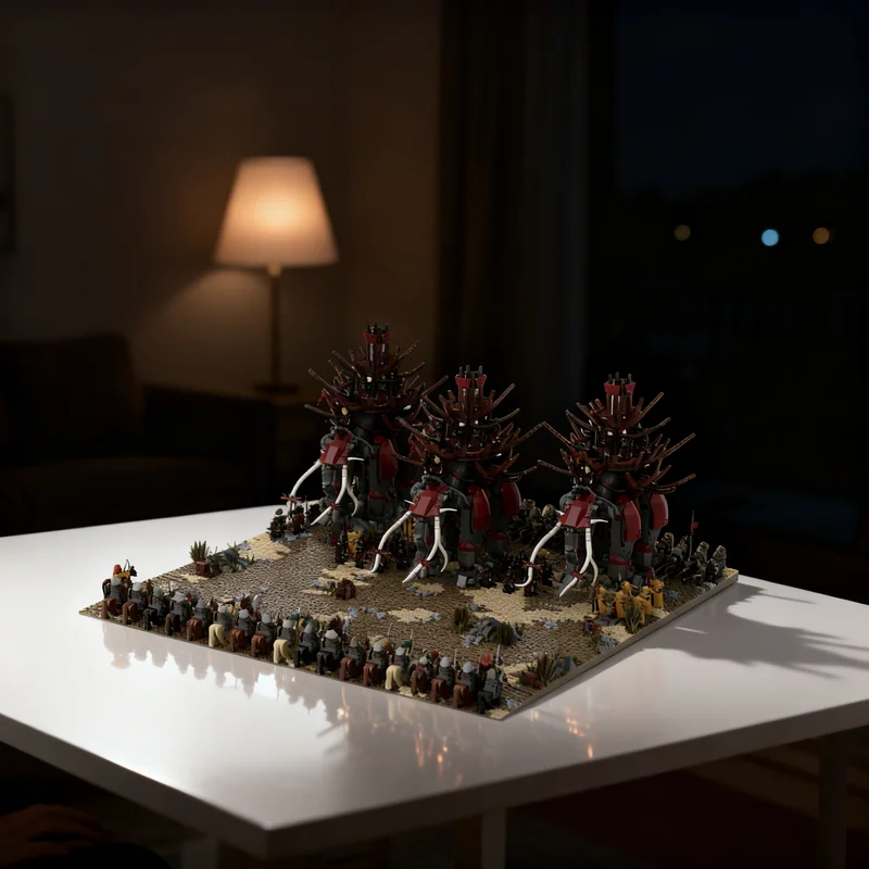 

5930 деталей MOC: Битва на Пелленьоре, Властелин колец, конструктор, архитектурная модель, игрушка, рождественский подарок, кирпичики для детей, DIY