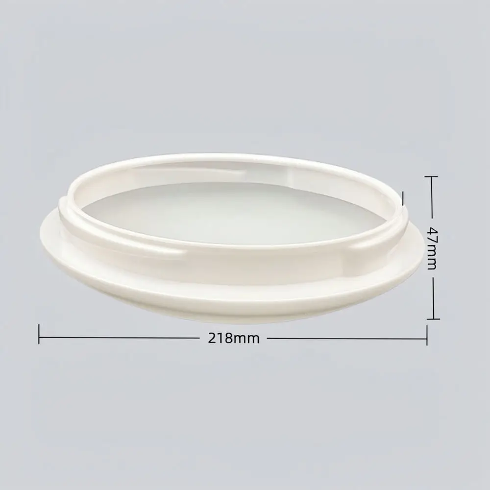 Acrylic Round Lampshade Cover For Ceiling Fan Light Replacement Modern Home Lighting Fixture Lamp Housing Parts