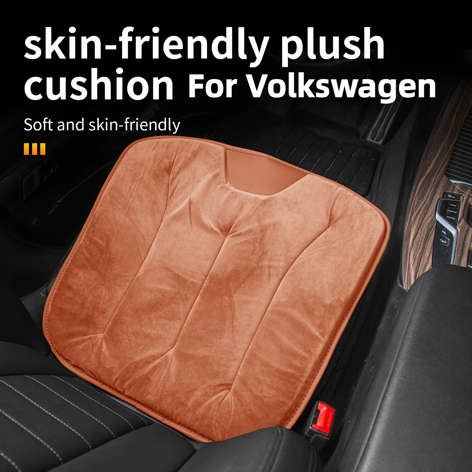 Memory Foam Car Seat Cushion for Driving, Height Booster & Posture Support For Volkswagen b5 b6 b7 b8 polo T5 T4 Tiguan Mk2 Golf