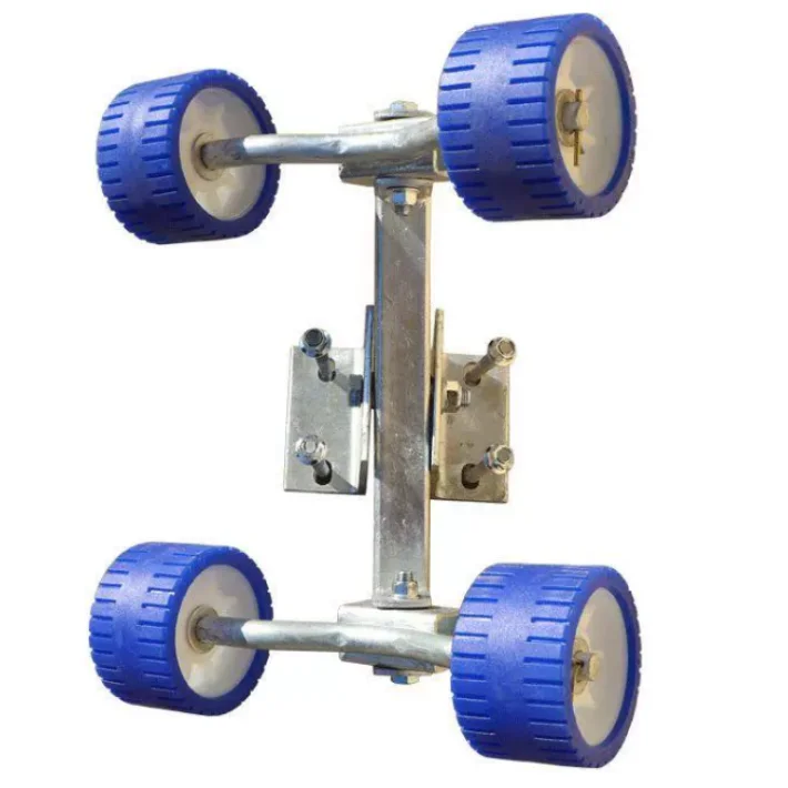 2*2 Marine Boat Trailer Wobble Roller Group PP Ribbed Wobble Boat Trailer Rollers