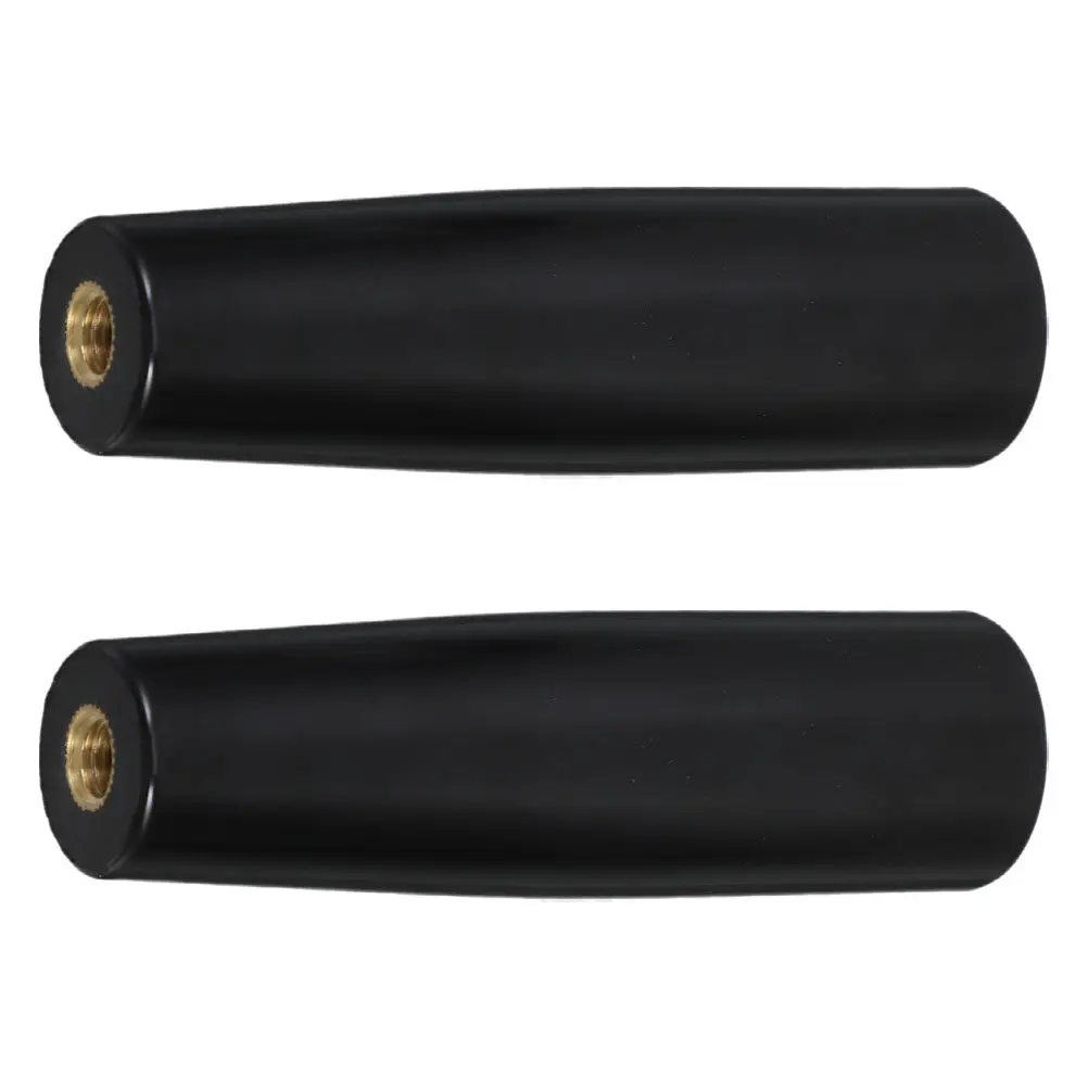 2Pcs Bbq Tool Handle Replacement Bakelite Material for Grilling Gadgets Grill Fork Brush Rotating Hand Tools Heat Resistant