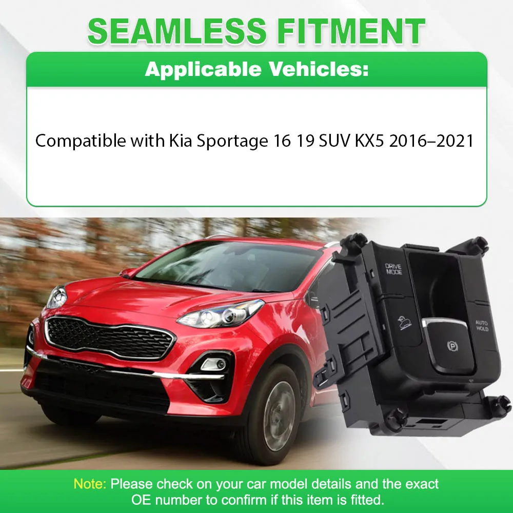 

Автомобильный электрический ручной тормоз, стояночный тормоз, автоматический переключатель для Kia Sportage 16 19 SUV KX5 2016-2021 93600-D9000, 93600D9000WK