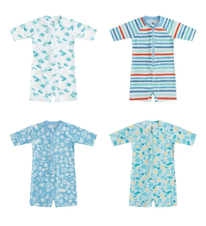 Traje de Baño para Niños y Niñas con Gorra, Verano 2026, Bikini, Ropa de Playa, Monokini, Biquinis