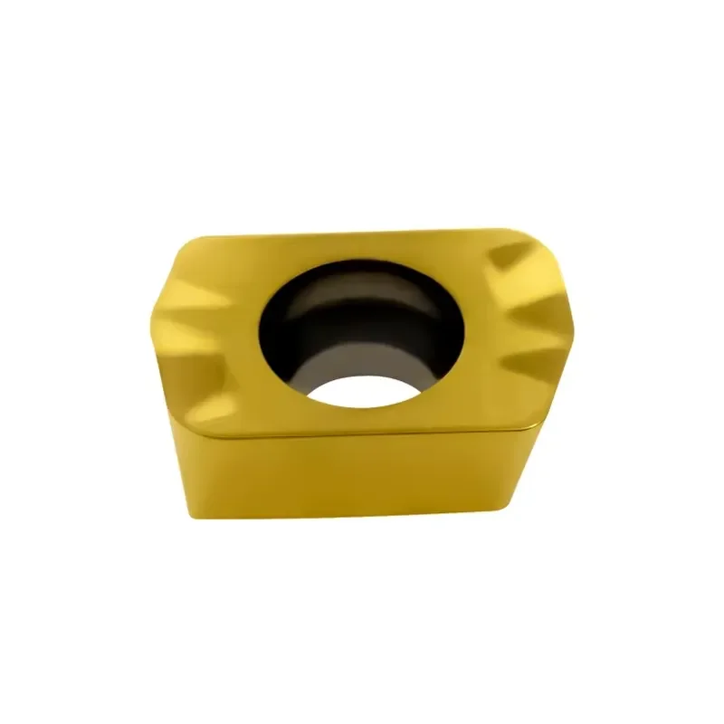 Precision Ground Geometry LPGT10210ER Carbide Milling Inserts CNC Indexable Lathe Tools Bronze Hard Material Processing