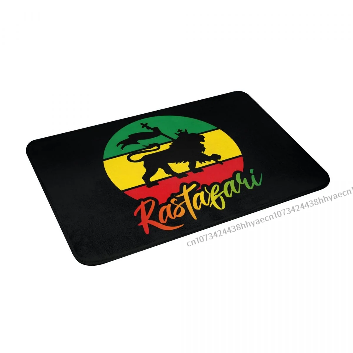 Bath Mat Rastafari Rasta Lion Of Judah Doormat Flannel Carpet Outdoor Rug Home Decoration