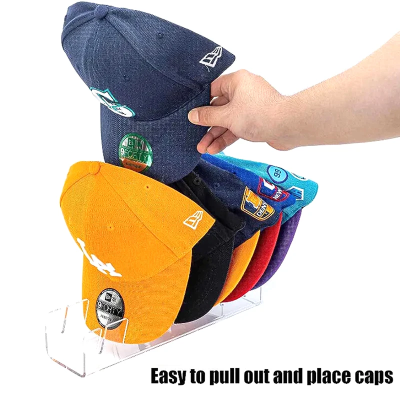 Acrylic Hat Baseball Cap Display Rack for Storage