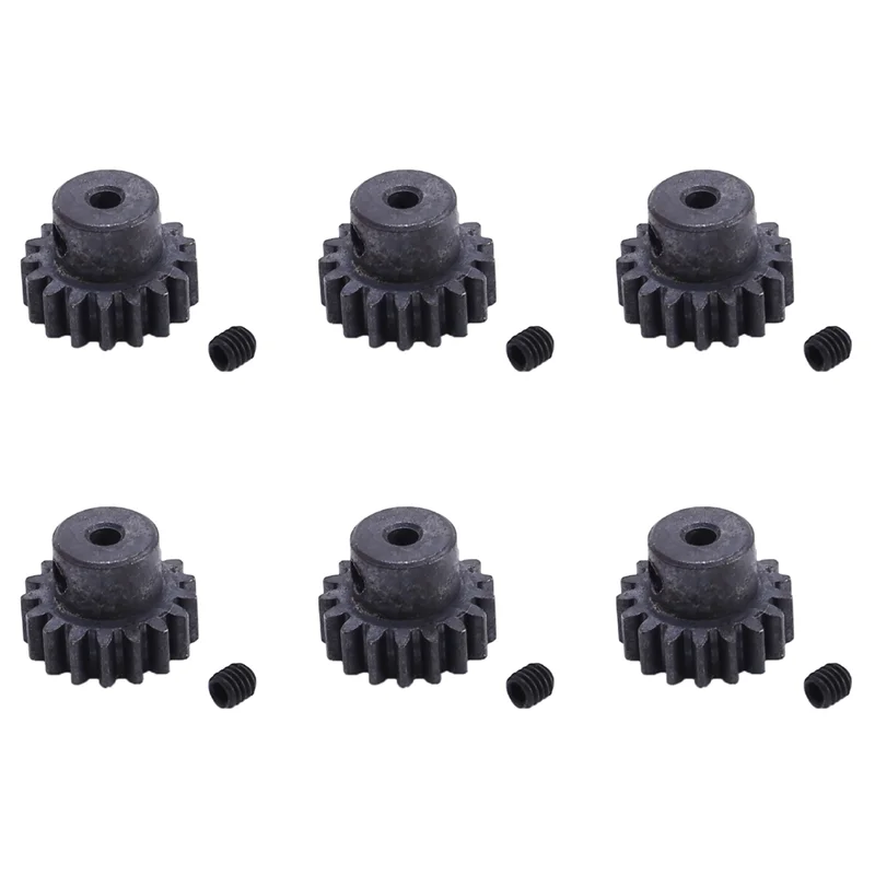 SQPP-6X Upgrade Metal 17T Motor Gear Spare Parts Pinion Gear Parts For Wltoys A959 A979 A969 A949-24 Rc Car Replacement Parts