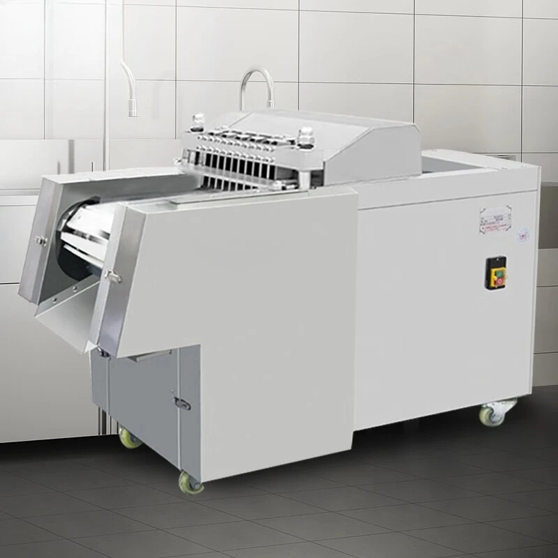 

Mengshi bone saw machine meat cutter commercial high-power automatic chicken nugget cutter