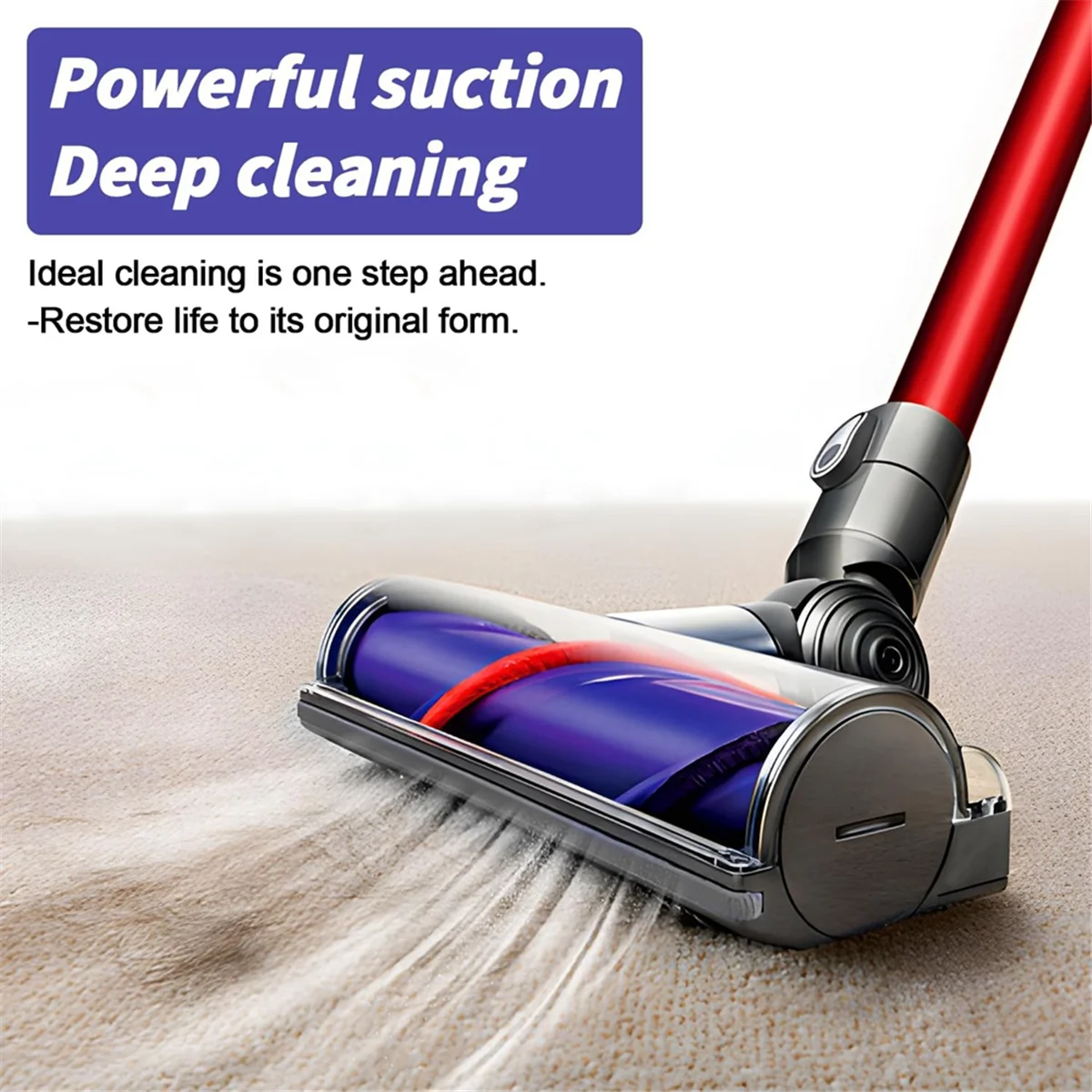 ABKR Kopf für Dyson V7 V8 V10 V11 V15 Staubsauger Bodenbürstenkopf Ersatzteile