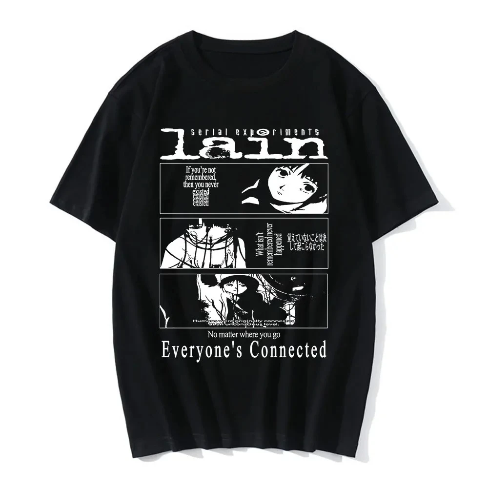 New Grunge Comic Panel Print T-Shirt Y2K Dark Street Style Unisex O-neck Short Sleeve Fashion Casual Top