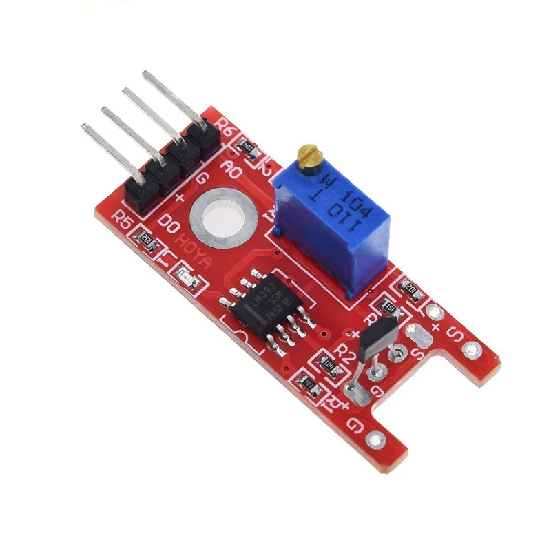 1 ~ 10 Buah KY-024 Modul Sensor Hall Penghitung Kecepatan Sakelar Papan Sensor Hall Magnetik Linier UNTUK Arduino Diy KY024 Sensor Hall