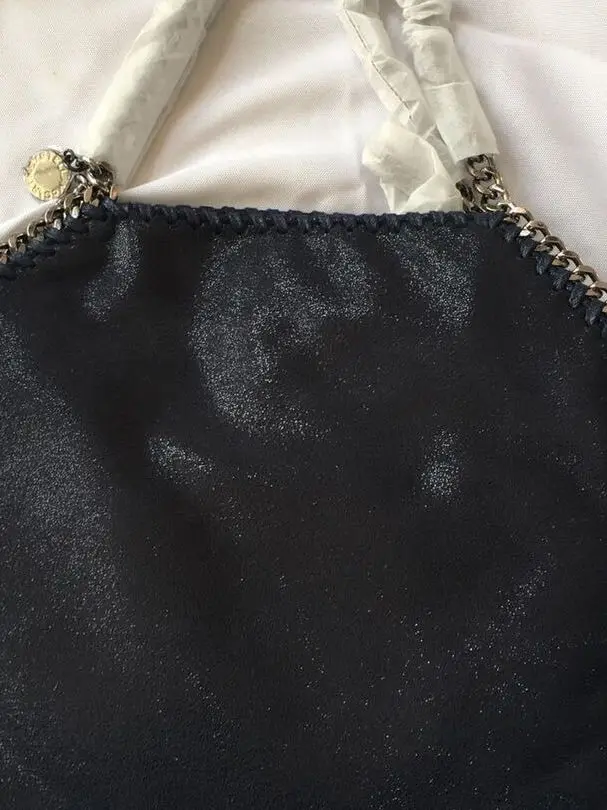 

Модная сумка через плечо с цепочкой Briti Sle на одно плечо, модная новая модель, мягкий полиэстер, магнитный синий