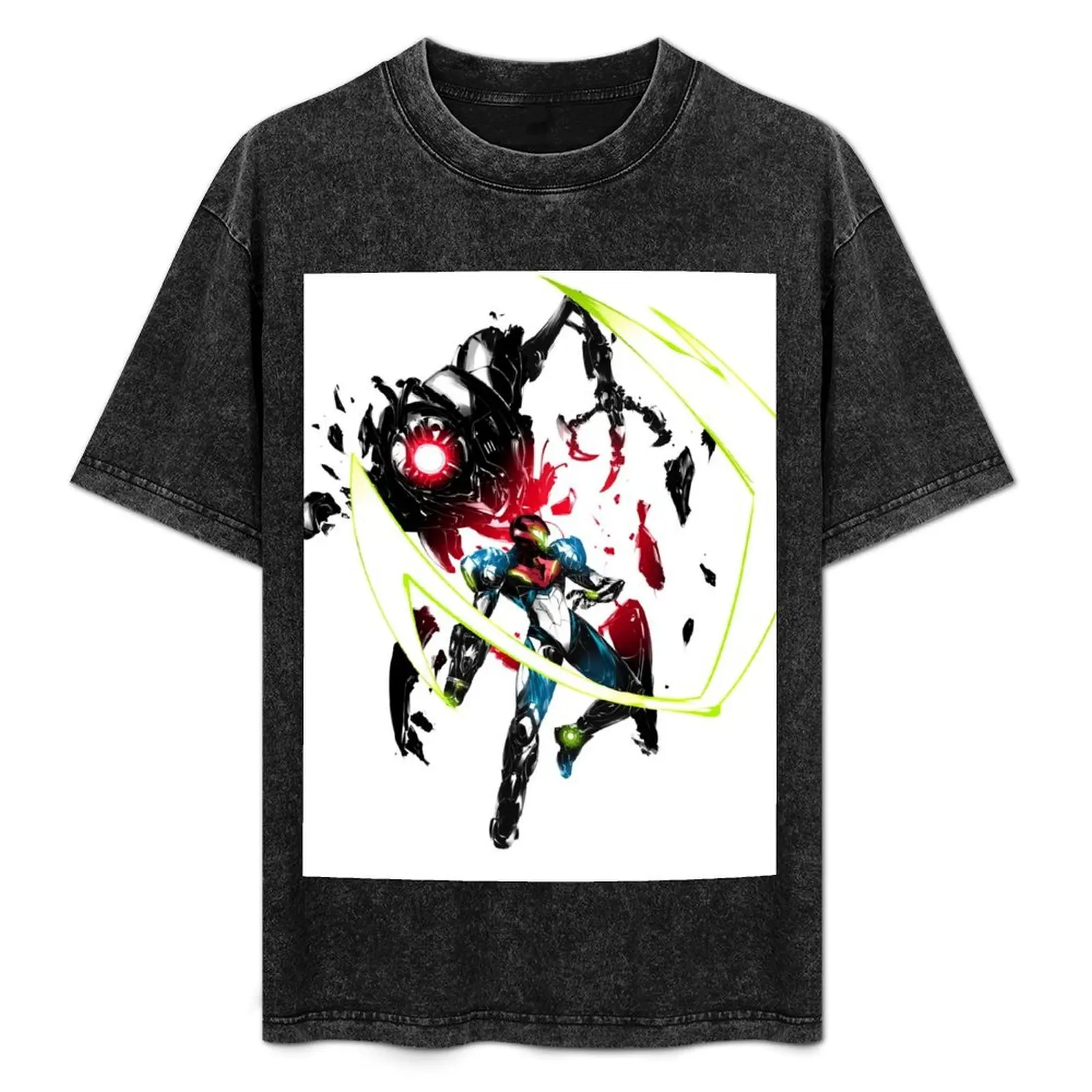 

Metroid Dread - Escaping Emmi T-Shirt Breathable Mesh Panel T-Shirt