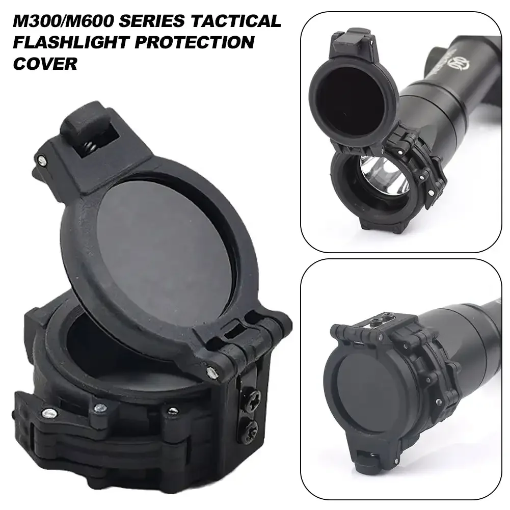 M600 M300 Tactical Flashlight IR Fill Protector Cover for M300B M600B M300C M600C Hunting Weapon Scout Light Accessoires