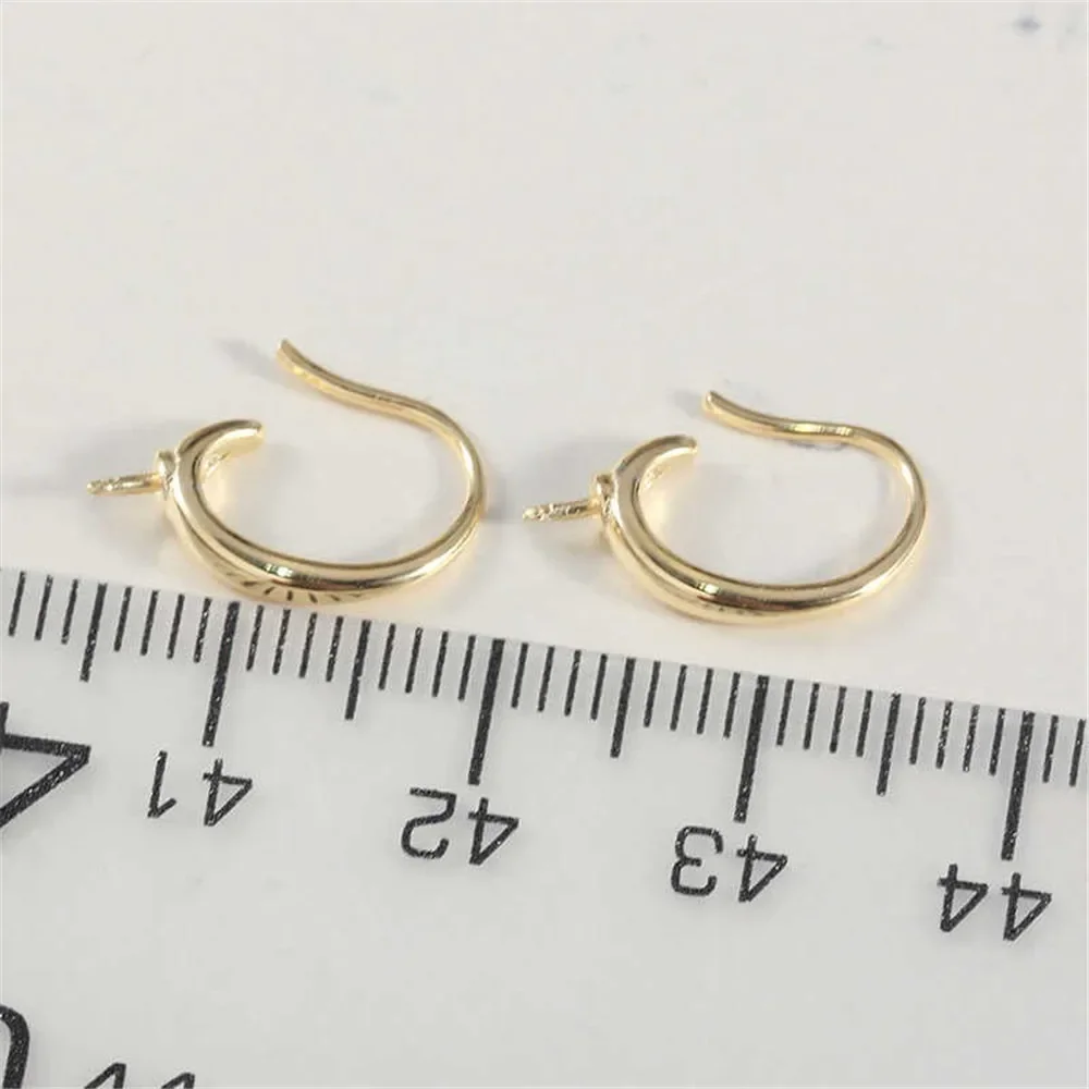 

S925 Sterling Silver Pearl Earring Settings DIY Jewelry Making Supplies Blank Earring Posts for Handcrafted Accessories No Pearl