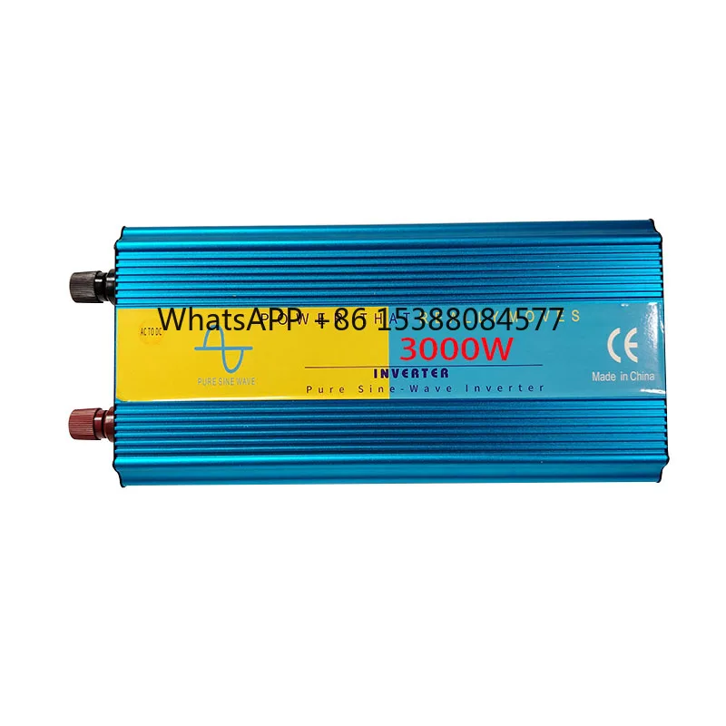 

DC12V 24V 48V 3000W Sine Wave LCD Solar Automotive Inverter 50/60 Hz New Technology Power Converter for Home Appliance 12V